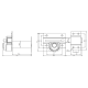 Sonra Long Throw Dead Lock - Single & Double Locking Rim Cylinder | 50mm & 70mm Gates